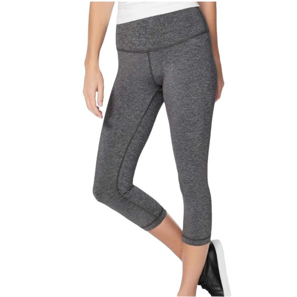 Lululemon Wunder Under Crop Leggings 4 Gray